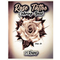 Rose Tattoo Coloring Book 21 Roses - Paperback