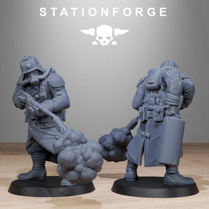 3D Printed Grimguard Radioactive Mutants by StationForge Miniatures