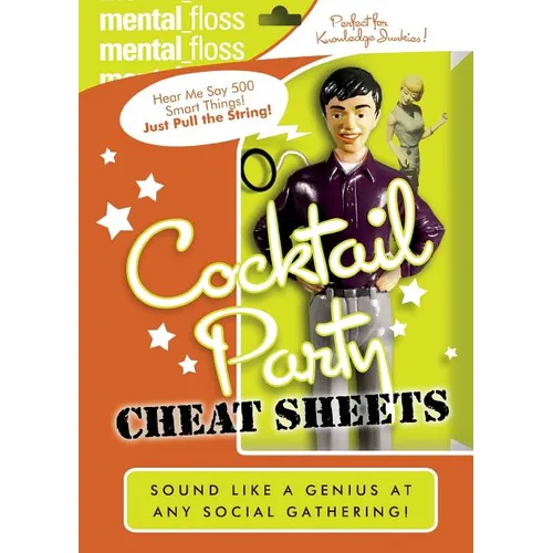 Mental Floss: Cocktail Party Cheat Sheets - Paperback