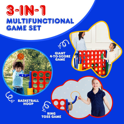 2.5Ft 4-to-Score Giant Game Set-Blue