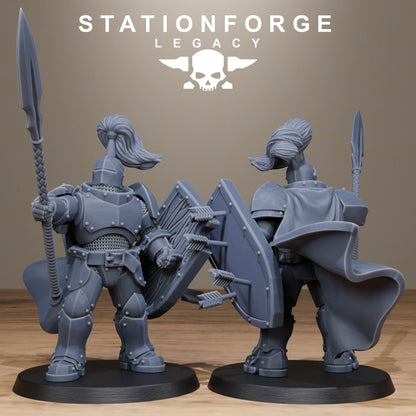 3D Printed Solaris Spearmen by Stationforge Miniatures