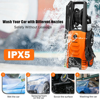 3500PSI Electric Pressure Washer with Wheels