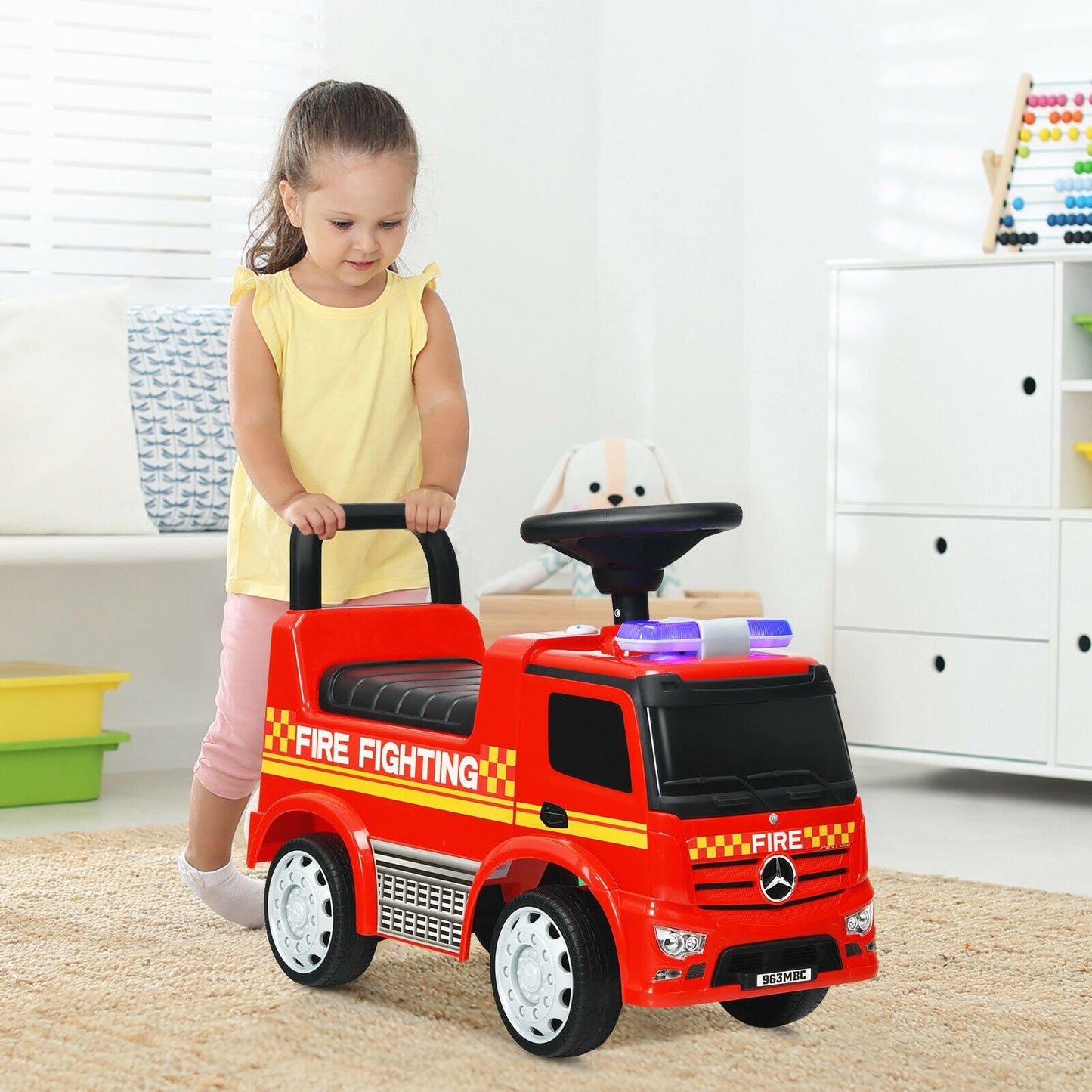 Licensed Mercedes Benz Kids Fire Engine Racer