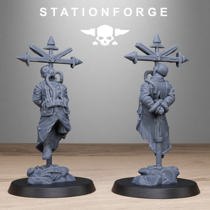 3D Printed GrimGuard Objective Markers by Stationforge Miniatures