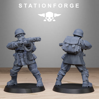 3D Printed FreeGuard Infantry by StationForge Miniatures