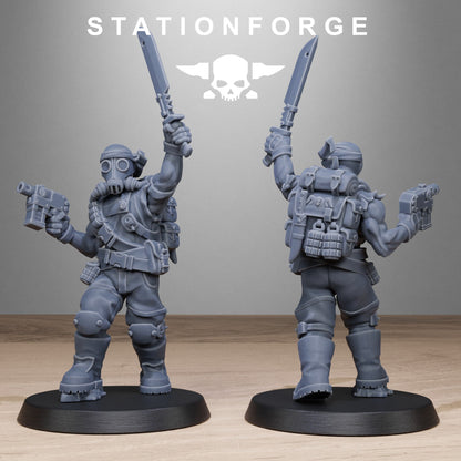 3D Printed GrimGuard Jungle Fighters by StationForge Miniatures