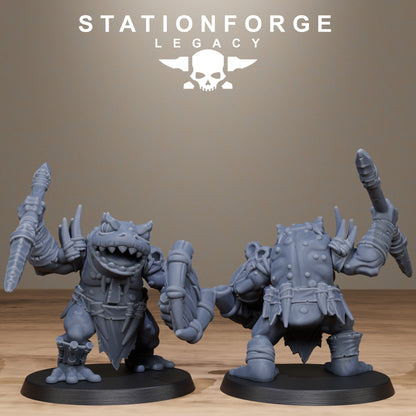 3D Printed Bogkin Heavies by Stationforge Miniatures