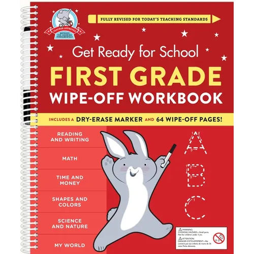 Get Ready for School: First Grade Wipe-Off Workbook - Spiral