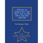 Defense in Clausewitz's on War and in FM 100-5 and Hdv 100/100 - War College Series - Paperback