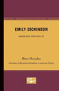 Emily Dickinson - American Writers 81: University of Minnesota Pamphlets on American Writers - Paperback