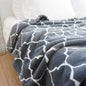 Facecloth Print Winter Lunch Blanket