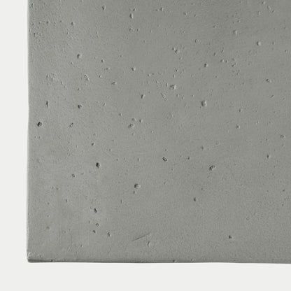 Contemporary 50,000 BTU Square MgO Fire Table with Clean Lines in Light Grey