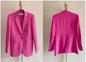 New Professional Pink Ladies Fashion Blazer pants Suit for women