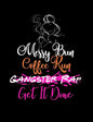 Messy Bun Coffee Run: Funny Quotes and Pun Themed College Ruled Composition Notebook - Paperback