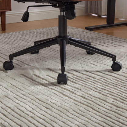 Office Chair,Mid Back Home Office Desk Task Chair with Wheels and Arms Ergono...