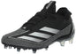 adidas Mens Adizero Electric.1 Football Sneaker Black/White/Black 8