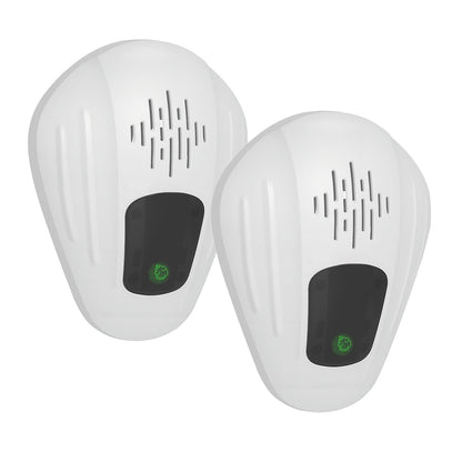 Ultrasonic Pest Repeller 2-Pack for Mosquitoes, Roaches & Rats