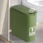 TIPGO 5 Gallon Motion Senor Bathroom Trash Can with Lid, Automatic Garbage Can Touchless, Smart Plastic Waste Basket for Narrow Spaces, Bathroom, Office, Bedroom, Living Room (Black)