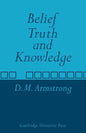 Belief, Truth and Knowledge - Paperback