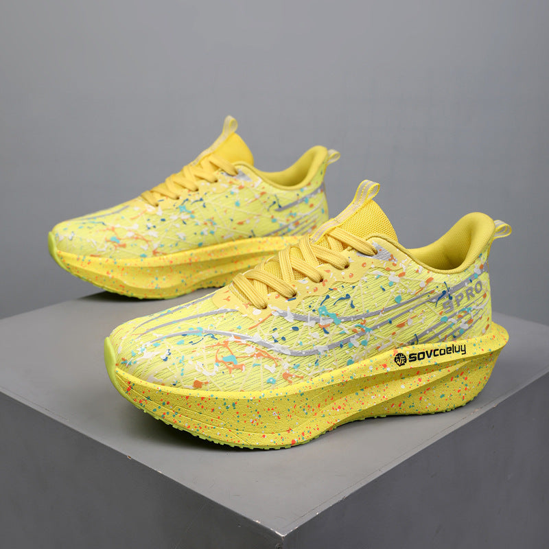 Marathon Running Carbon-Plate Noctilucent Fashion Sneakers