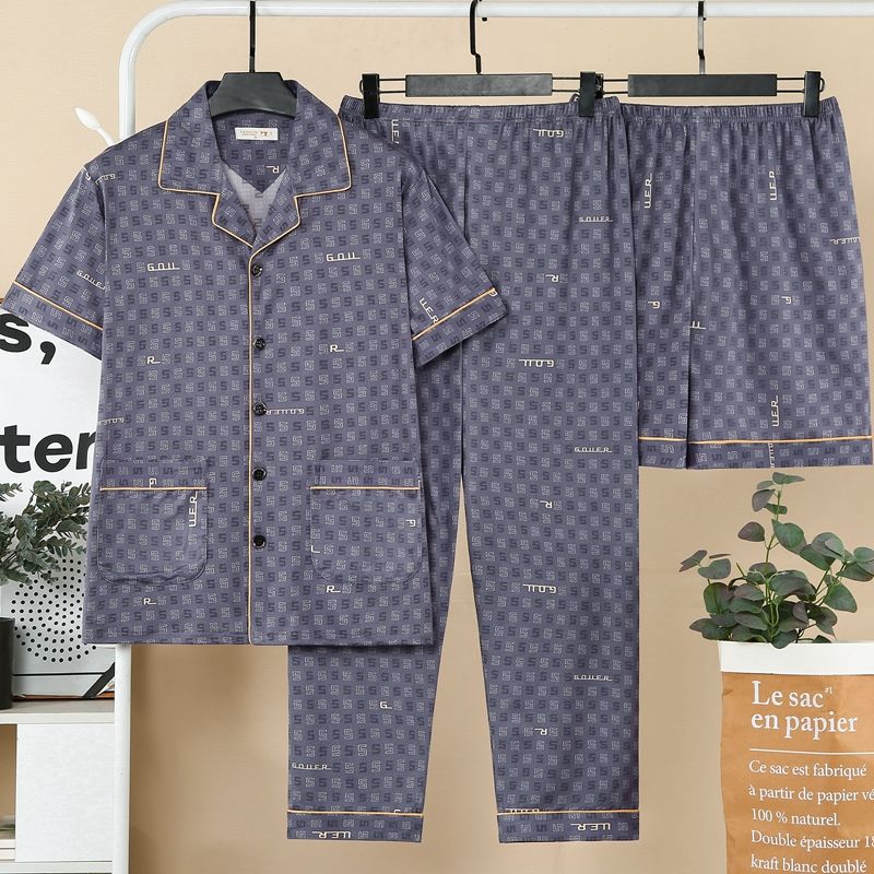 Men's Summer Short-sleeve Pants For Spring And Autumn