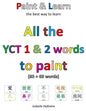 All the YCT 1 & 2 words to paint - Paperback