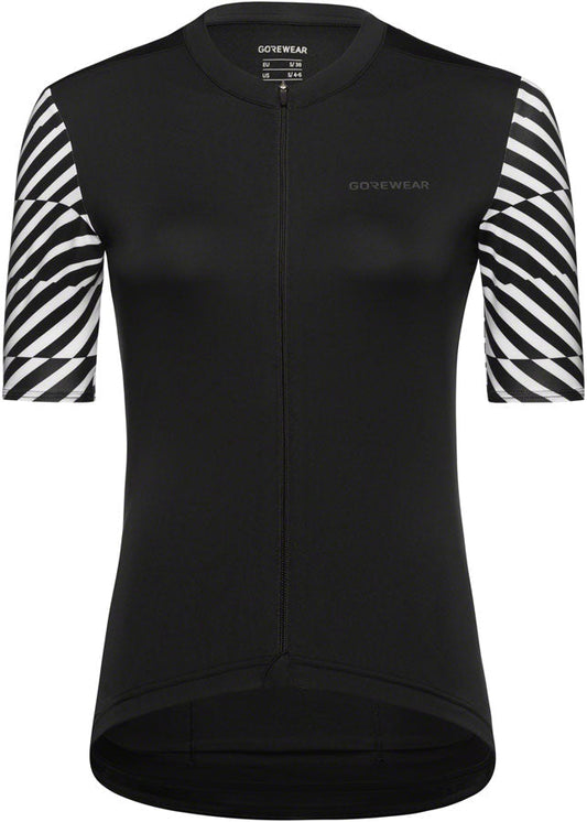 Gorewear Swiftride Optical Jersey - Black/White Women's Medium