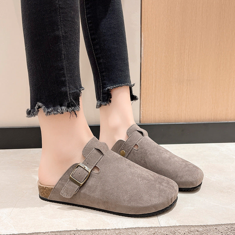 Roman Sandals Casual Half-slippers Trendy Loafers