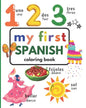 My First Spanish Coloring Book - Paperback