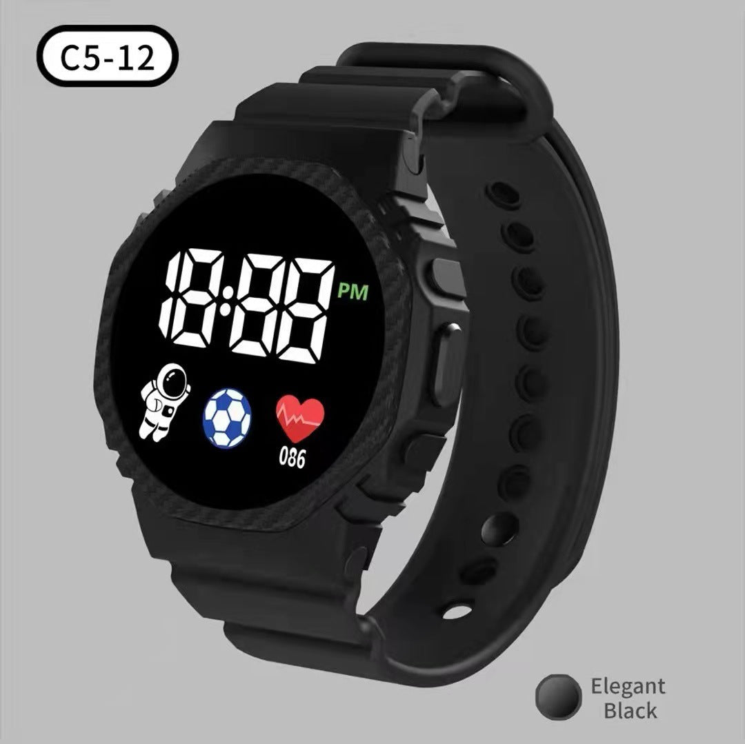 Square Electronic Watch Student Watch