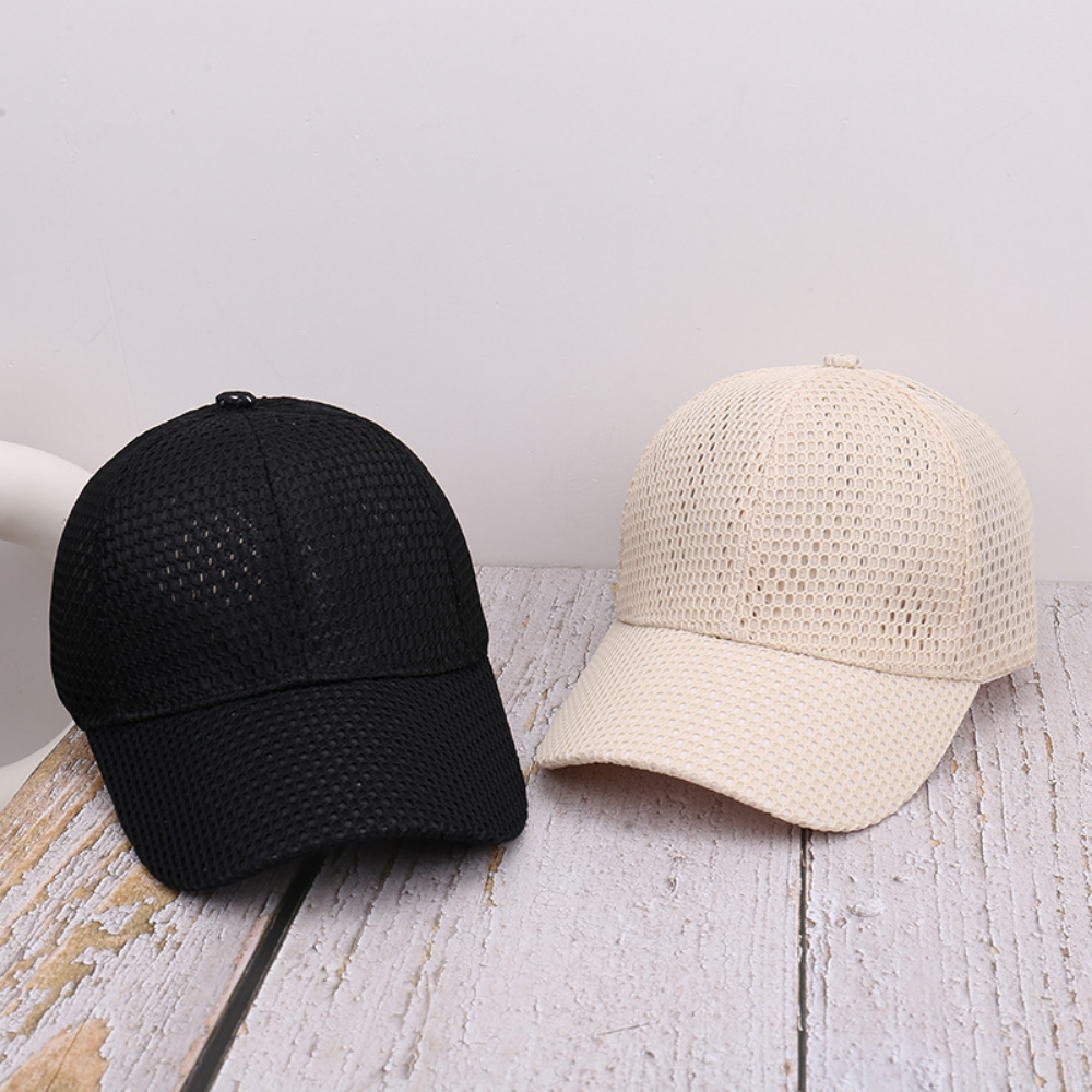 Summer All-over Mesh Breathable Baseball Cap For Men And Women, Lightweight, Open-weave, Quick-drying Mesh Fabric, Sun Hat Suitable For Outdoor Activities, Versatile For Casual Wear