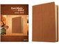Every Man's Bible Niv, Large Print (Leatherlike, Cross Saddle Tan) - Imitation Leather