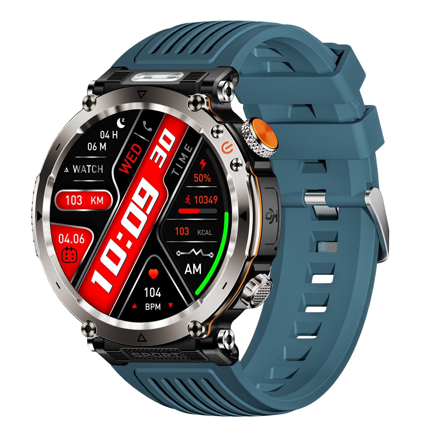 Cross-border Bestseller HT30 Outdoor Sports Waterproof Bluetooth Call Message Alerts LED Light Illumination Smartwatch