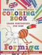 Coloring Book: English - Portuguese I Learn Portuguese for Kids I Creative Painting and Learning. - Paperback