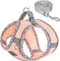Dog Harness and Leash Set No Pull Reflective Step In Adjustable Small Dogs Cats