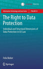 The Right to Data Protection: Individual and Structural Dimensions of Data Protection in Eu Law - Hardcover
