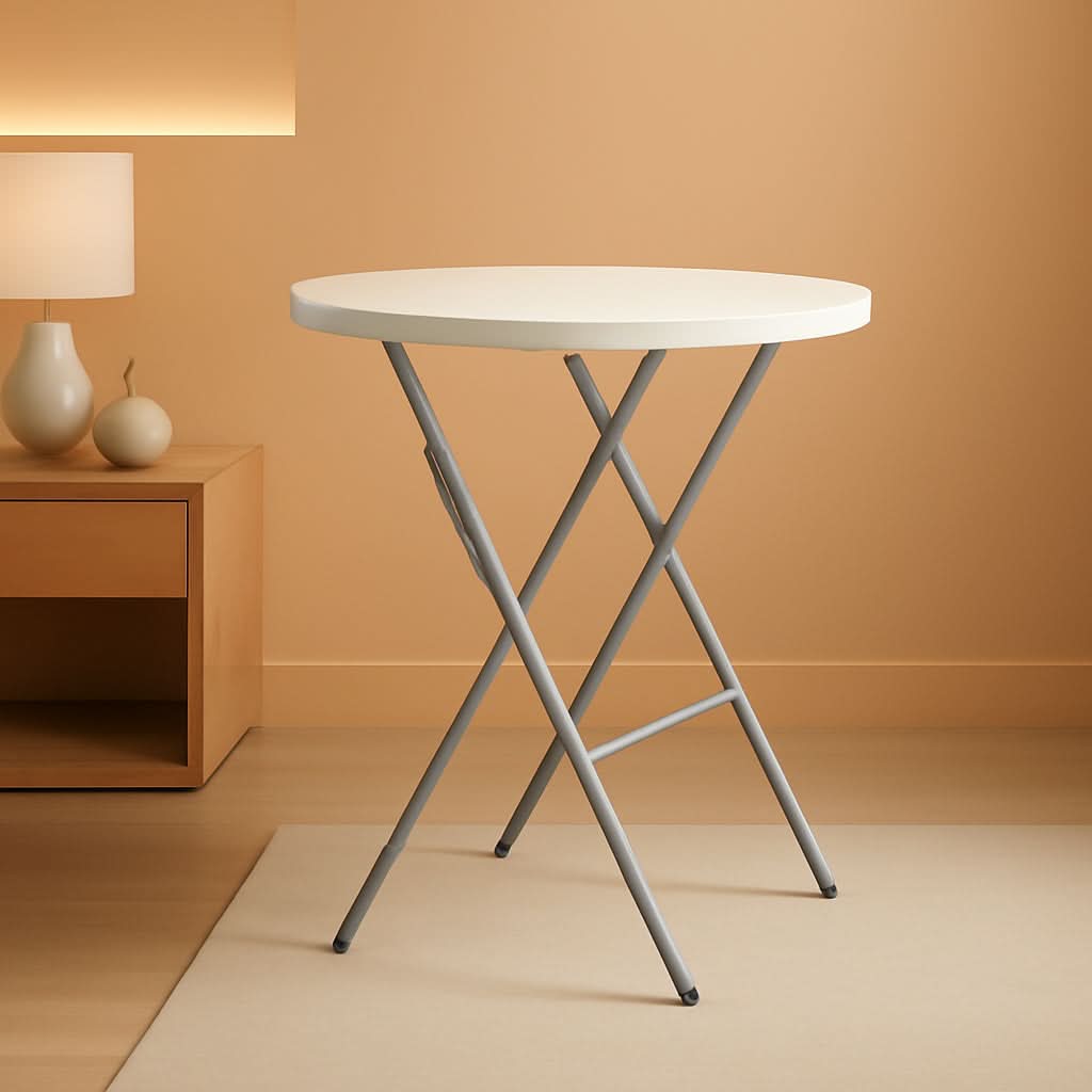 32 Inch White Ultra light weight Folding Table Outdoor
