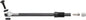 Jagwire Sport DOT Hydraulic Hose Kit for SRAM Road Post Mount 2000mm Black