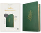 NLT Large Print Thinline Reference Bible, Filament-Enabled Edition (Leatherlike, Evergreen, Red Letter): Dayspring Signature Collection - Imitation Leather