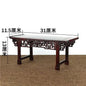 Small Mahogany Buddha Table, Solid Wood Vase / Bonsai Base, Miniature Raised Head
