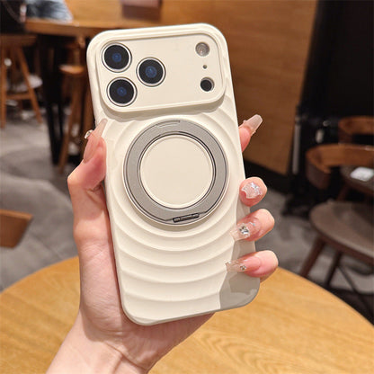 Wavy-pattern Liquid Silicone Phone Case