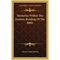 Mysteries Within The Esoteric Reading Of The Bible - Hardcover