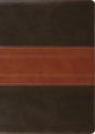 ESV Study Bible, Large Print (Trutone, Forest/Tan, Trail Design) - Imitation Leather