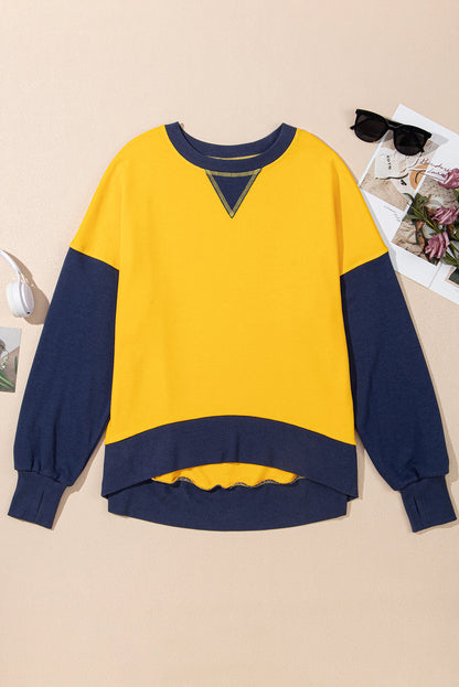 Women's Contrast Crewneck Sweatshirt