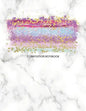 Composition Notebook: Marble and Glitter Decorative Design with Wide Rule Lines and Numbered Pages - Paperback