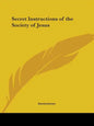 Secret Instructions of the Society of Jesus - Paperback