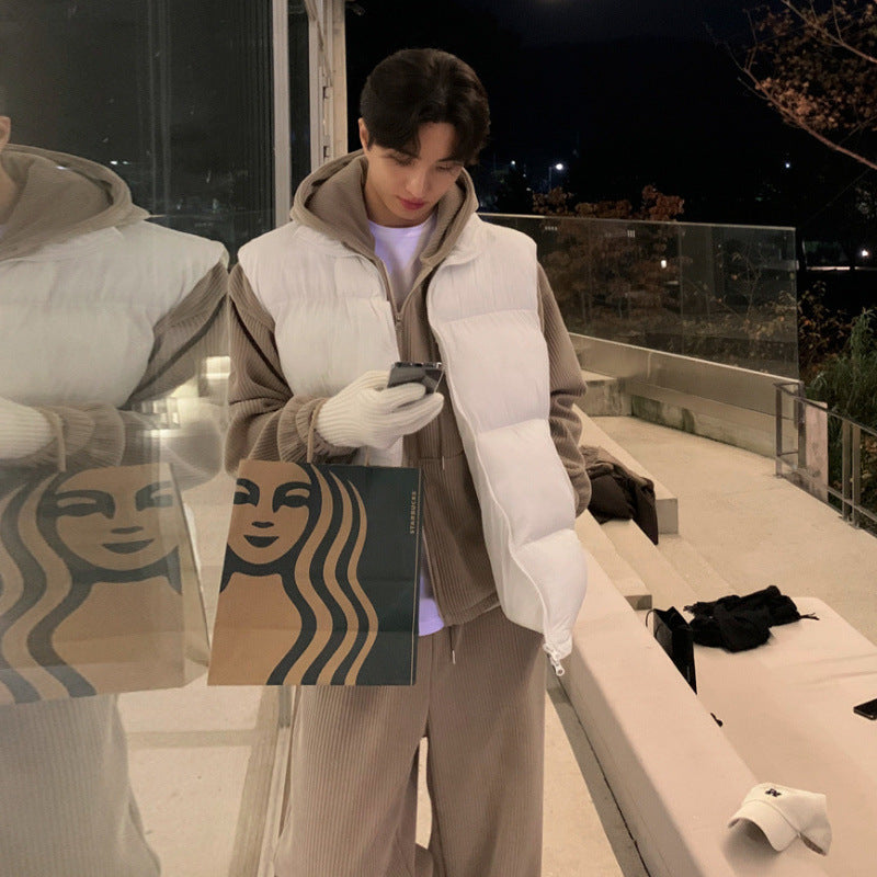 Men's Loose-Fitting Warm Outerwear For Autumn And Winter