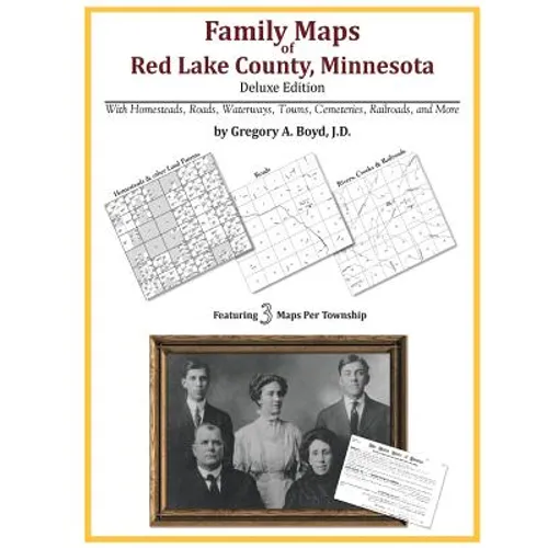 Family Maps of Red Lake County, Minnesota - Paperback