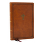 KJV Personal Size Large Print End-Of-Verse Reference Bible, Brown Leathersoft, Red Letter, Comfort Print (Thumb Indexed) - Imitation Leather