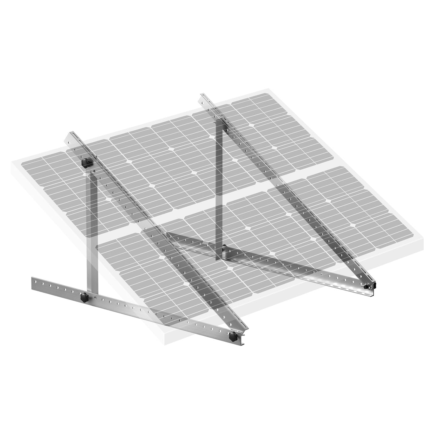 41" Solar Panel Mount Brackets 0-90 Degree Adjustable Tilt